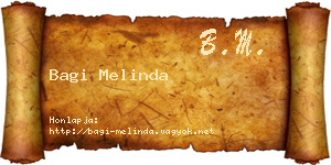 Bagi Melinda névjegykártya